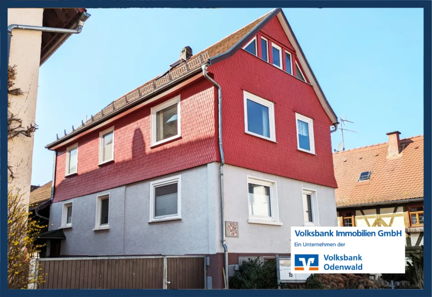 Titelbild - Haus kaufen in Brensbach - Interessantes EFH mit kleinem Garten, großer Halle und vielen Nutzungsmöglichkeiten im Gersprenztal!