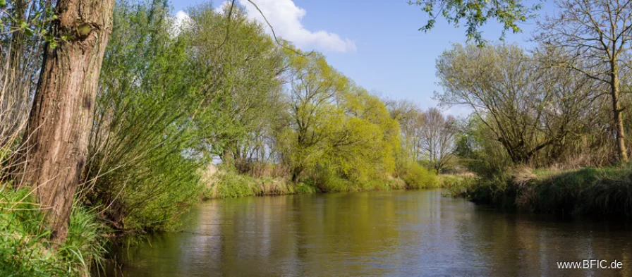 Fluss Wümme - Gastgewerbe/Hotel kaufen in Sottrum-Everinghausen - Campingplatz mit Restaurant/Wohnhaus, 109 Stellplätze, erweiterbar, südlich Bremen, am Fluß Wümme