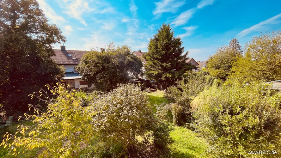 Terrasse Ausblick - Grundstück kaufen in Emmering - Grundstück mit Bestand und Potential in Emmering