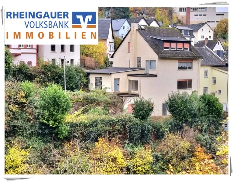 Ansicht Exposé - Haus kaufen in Rüdesheim am Rhein - ** Rüdesheim-Assmannshausen: Großes Einfamilienhaus mit schönem Blick **