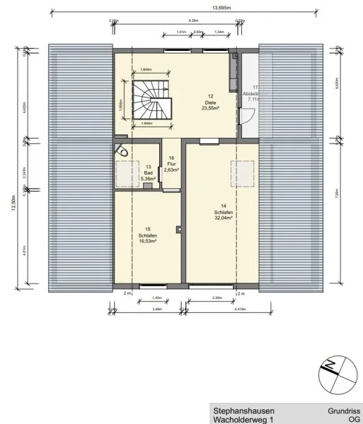 Grundriss Dachgeschoss