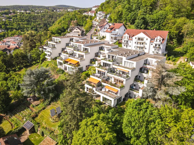 Split-Level-Bauweise - Wohnung kaufen in Bad Dürkheim - Penthouse Wohnung in Bad Dürkheim: Panoramablick über die gesamte Stadt!