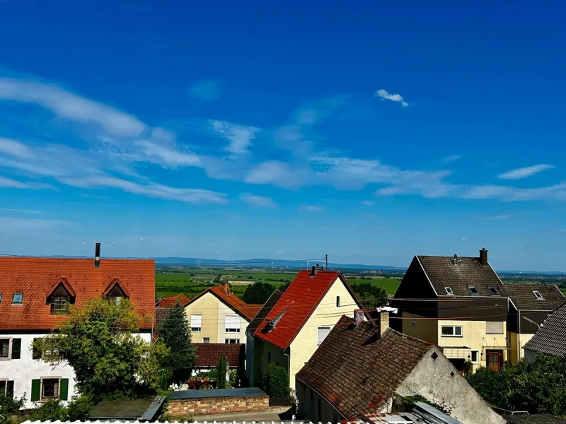 Blick vom Balkon