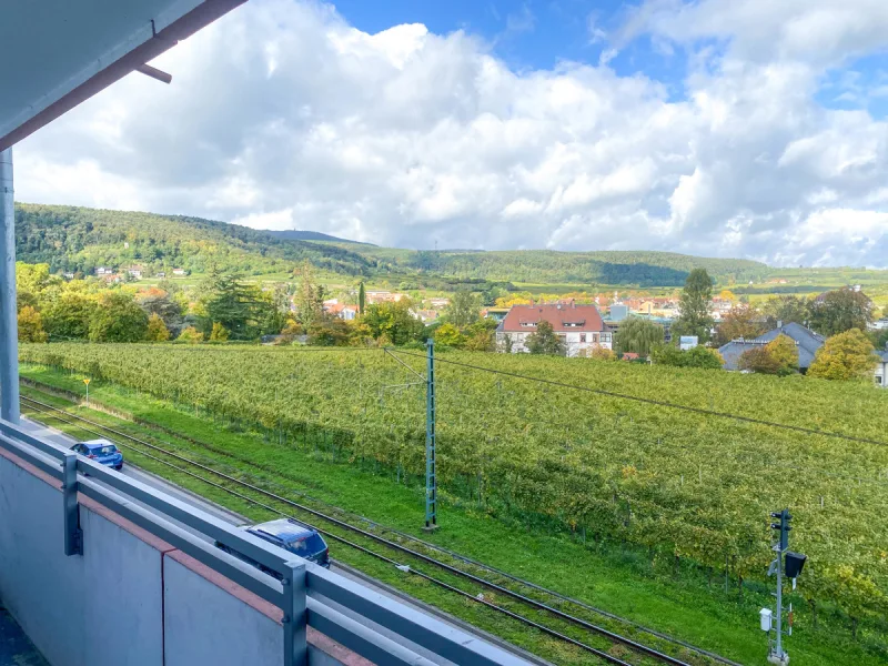 Ausblick Balkon