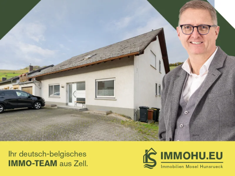 Titelbild - Haus kaufen in Oberheimbach - Goed onderhouden appartementengebouw met drie units in een rustige woonwijk van Oberheimbach, nabij Bingen