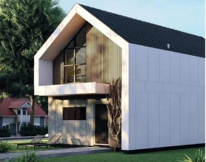 Bild Orion .2 - Haus kaufen in Würrich - Modular Haus QO140q hier auch wahlweise auf großem Baugrundstück in Hanglage im Ortskern von Würrich für 330.500 € (Richtwert inkl. Grundstück, Notarkosten etc. ca. 11%, Kran, Transport plus Stellen, Nebenkosten)