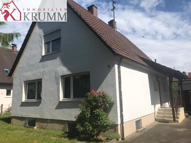  - Haus kaufen in Günzburg / Wasserburg - Charmantes Einfamilienhaus mit idyllischem Garten!