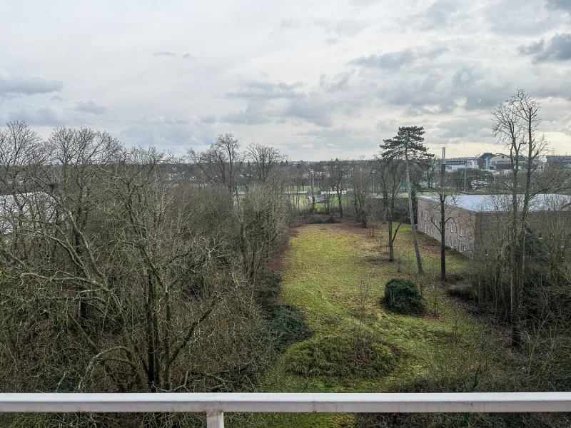 Ausblick vom Balkon