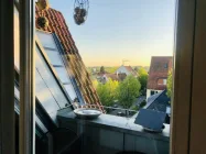 Kleiner Balkon um die Abendsonne zu genießen.