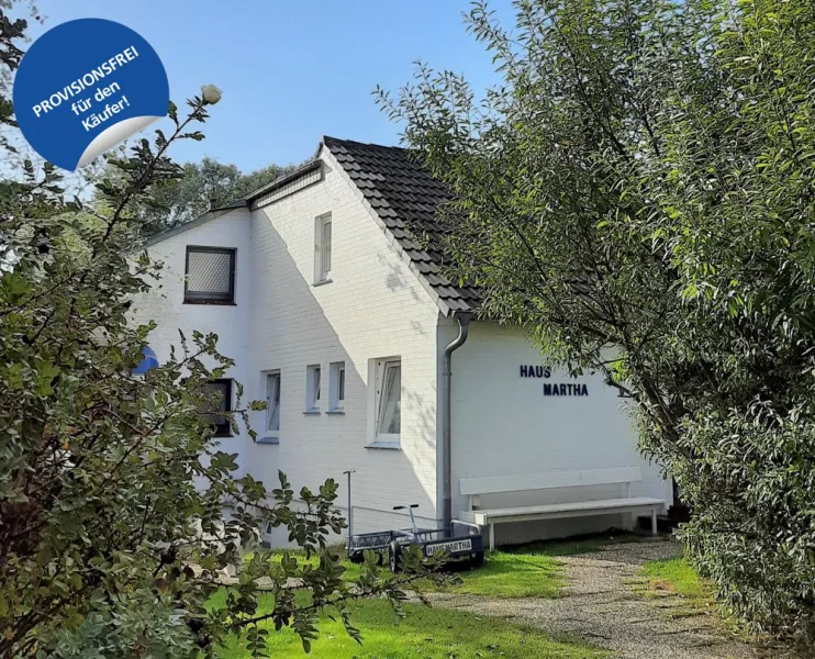 Provisonsfrei - Haus kaufen in Wangerooge - Wohnhaus mit 4 Ferienwohnungen auf Wangerooge