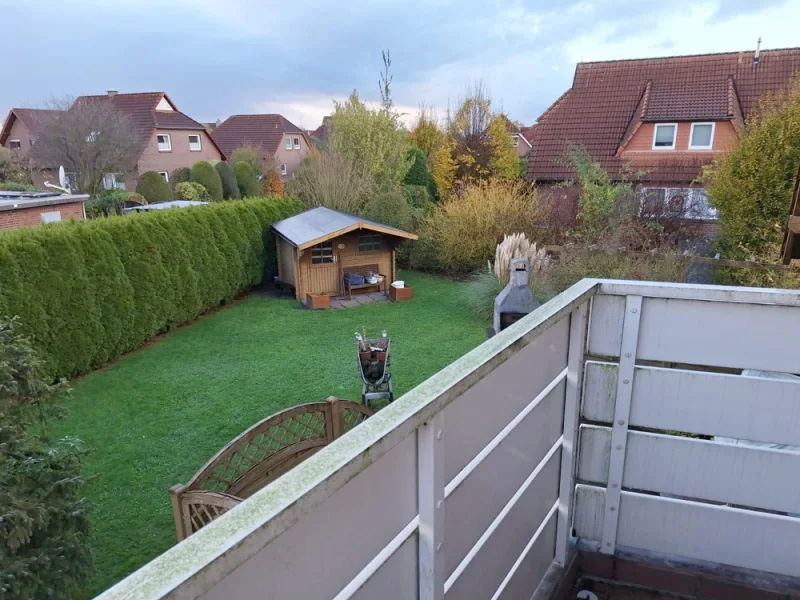 Ausblick vom Balkon