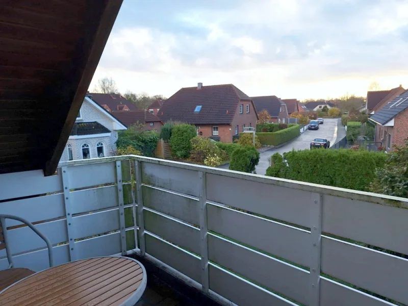 Ausblick vom Balkon