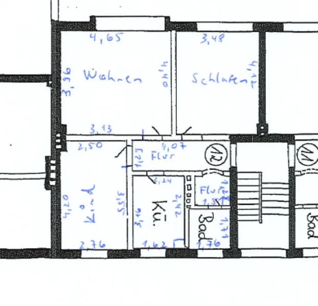 Grundriss Wohnung