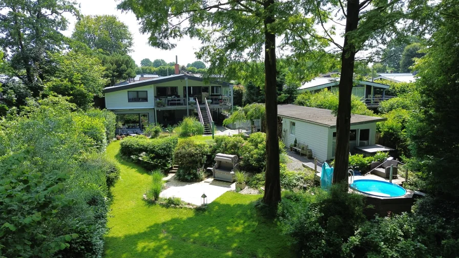 Herzlich Willkommen in Bünsdorf - Haus kaufen in Bünsdorf - In erster Reihe mit atemberaubendem Blick auf den Wittensee