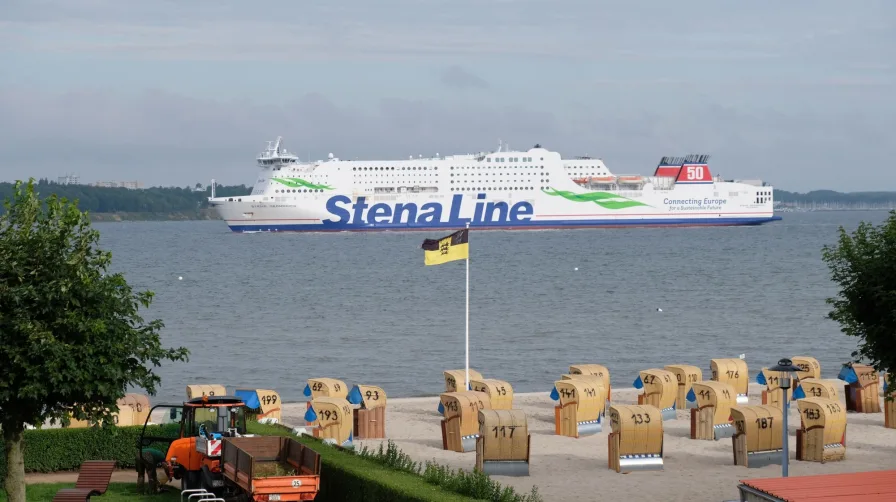 Fördeblick mit Stena Line