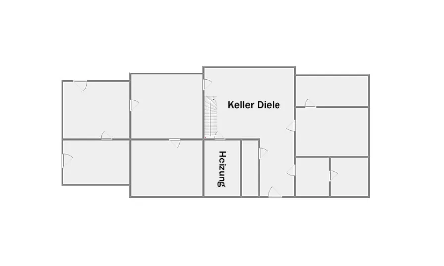 Haupthaus Kellergeschoss (nicht maßstabsgetreu)upthaus KG