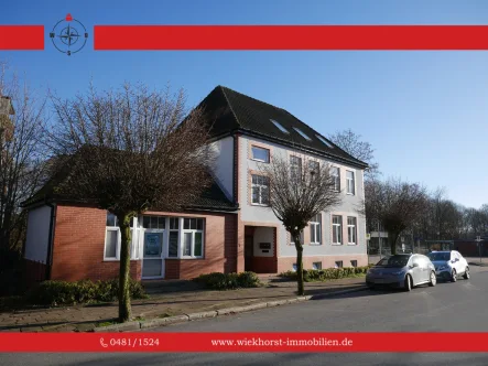 Ansicht Front - Haus kaufen in Meldorf - Aufwendig modernisiertes Altbau MFH in frequentierter Lage von Meldorf|Herausragende Anbindung