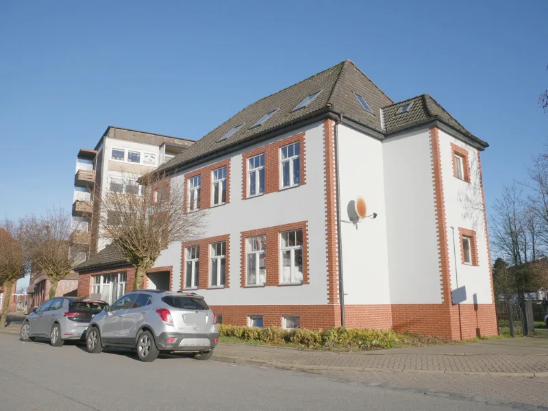 Gestrichene Außenfassade