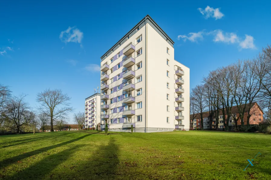 Außenansicht - Wohnung kaufen in Flensburg / Mürwik - Schöne 3 Zimmer Wohnung mit Fahrstuhl in Flensburg Mürwik