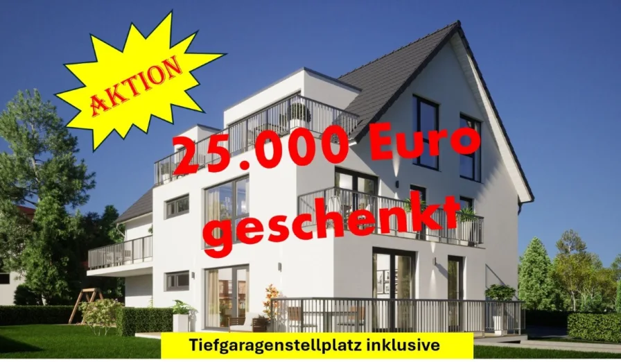 NUR jetzt! Tiefgaragenstellplatz gratis - Wohnung kaufen in Eckental - NEUBAU! Helle 4-Zi-Gartenwohnung mit Terrasse in Eckental-Eckenhaid *MIT Fertigstellungsbürgschaft*