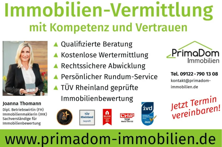 Immobilienverkauf mit PrimaDom Immobilien