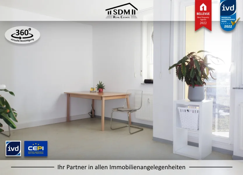  - Wohnung kaufen in Ludwigshafen - POTENTIAL: 1-Zimmer-Apartment in Ludwigshafen