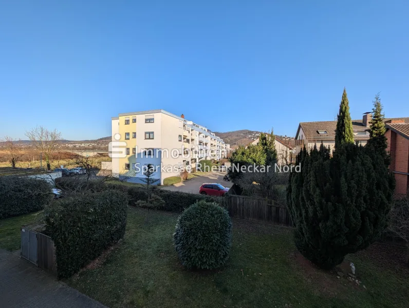 Ausblick aus dem Schlafzimmer