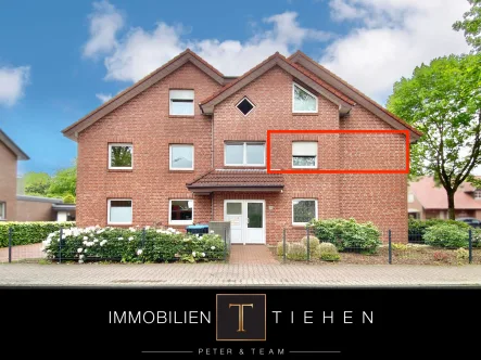  - Wohnung mieten in Meppen - 2-Zimmer-Obergeschosswohnung mit Balkon und Einbauküche in Meppen-Neustadt zu mieten!