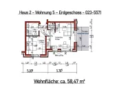 Grundriss Wohnung 5