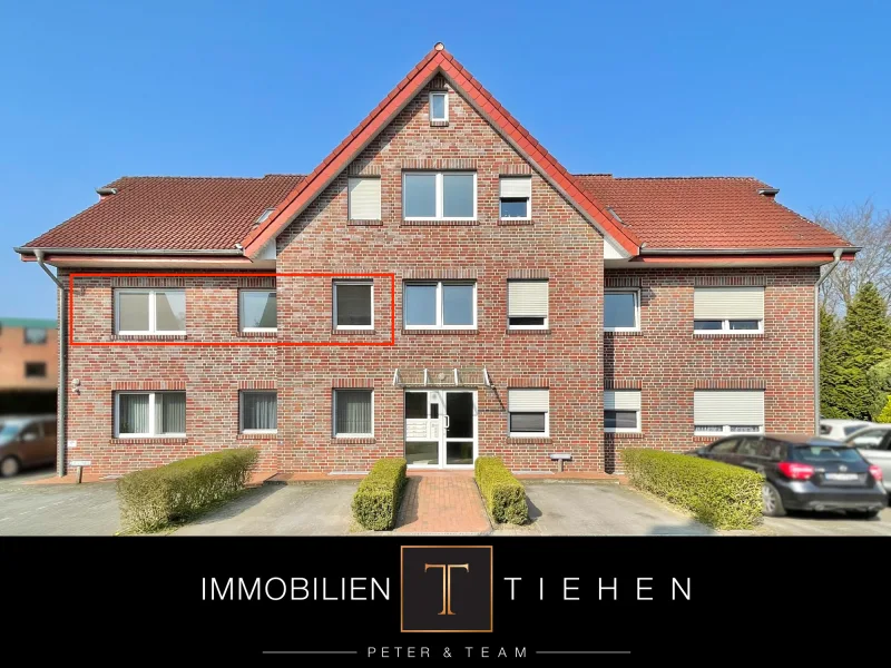  - Wohnung mieten in Meppen - 3-Zimmer-Obergeschosswohnung mit Balkon, Einbauküche und PKW-Stellplatz in Esterfeld zu mieten!