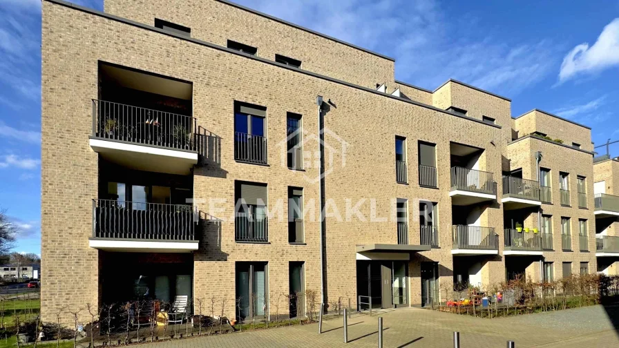 Aussenansicht - Wohnung kaufen in Quickborn - Moderne Terrassenwohnung auf historischem Grund