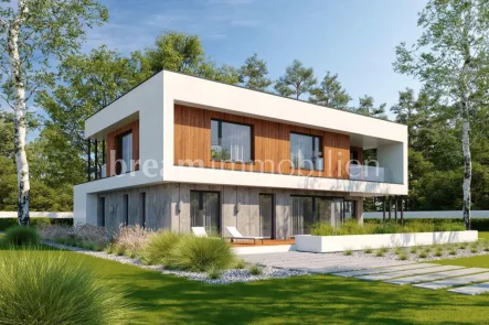  - Haus kaufen in Berlin - LUXURIÖSE VILLA IN PARKÄHNLICHEM GARTEN - energieeeffizienter Neubau einzugsfertig in Berlin-Kladow