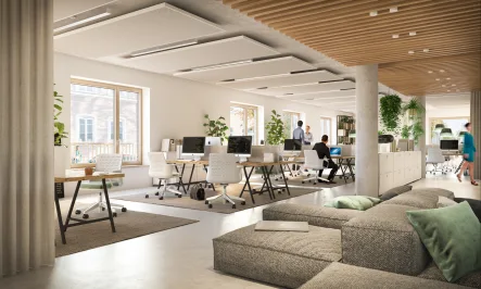 Gewerbebeispiel 1 - Büro/Praxis mieten in Kempten (Allgäu) - Katip | Kampeo-Projekt - Einheit II: Neubau-Gewerbefläche im Herzen von Kempten *provisionsfrei