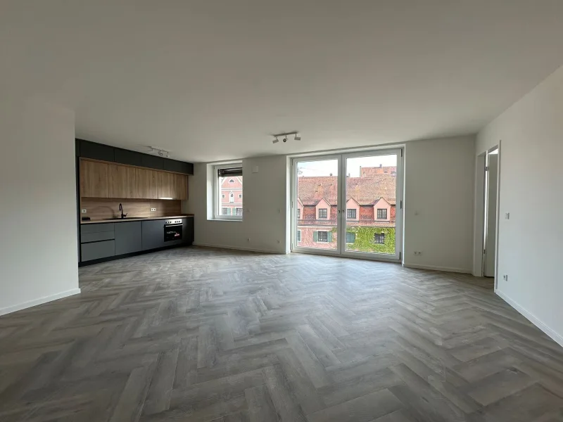 Wohnbereich - Wohnung mieten in Augsburg - Katip | 2-ZIMMER-APARTMENT IM HERZEN DER STADT