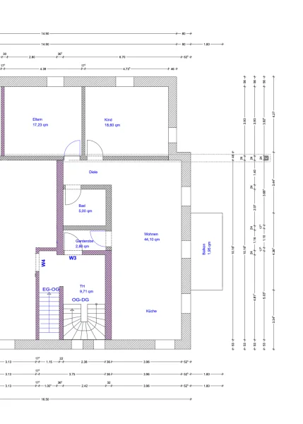 Grundriss Wohnung