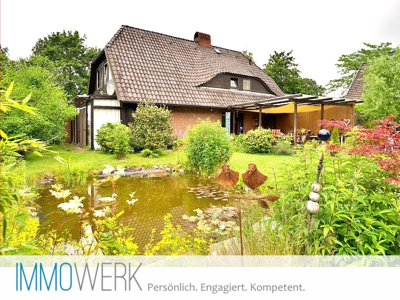 Startbild hinten - Haus kaufen in Schneverdingen - Gemütlichkeit ist hier garantiert