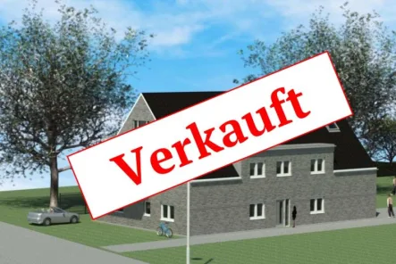 Titel VERKAUFT.jpg - Wohnung kaufen in Reken - Neubau-Eigentumswohnung in Bahnhof-Reken - 1. Obergeschoss 