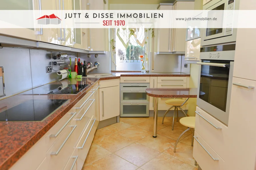 Küche - Wohnung kaufen in Rastatt - 3-Zimmer-Erdgeschosswohnung mit 2 Terrassen u. TG-Stellpl. in Rastatt
