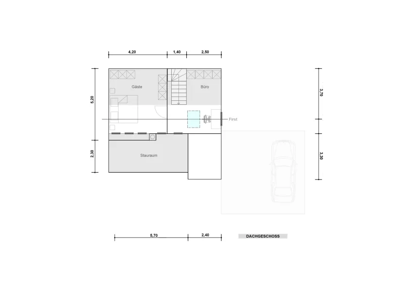 Grundriss Dachgeschoss