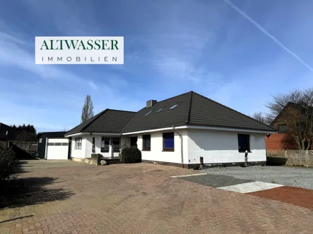 Titelbild - Haus kaufen in Großenwiehe - Großzügiges Einfamilienhaus mit Werkstatt Keine Käuferprovision !!!