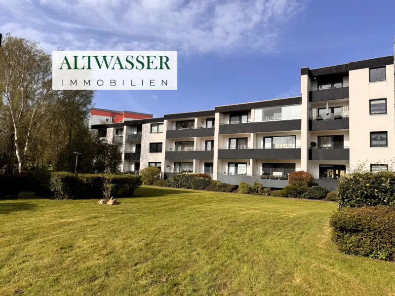 Titelbild - Wohnung kaufen in Flensburg - Flensburg-Mürwik: gemütliche Eigentumswohnung mit zwei Balkonen