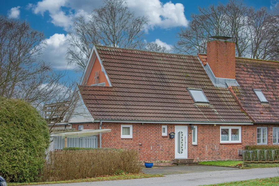 Klein aber fein - Haus kaufen in Fargau-Pratjau - Doppelhaushälfte in ruhiger Lage mit ca. 2000 m² Gartenland