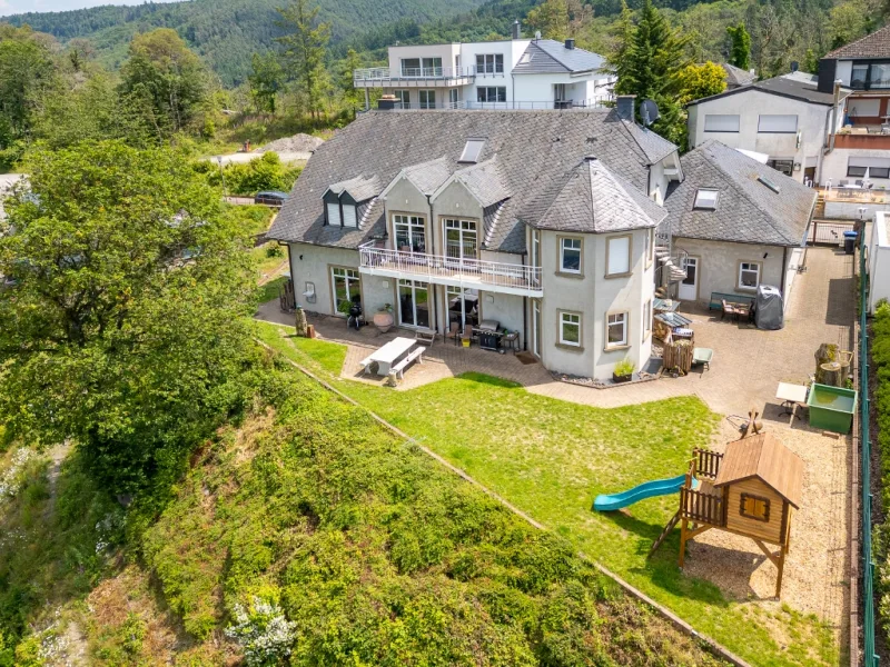 Landhausvilla mit Moselblick - Haus kaufen in Leiwen - **Landhausvilla mit einmaligen Moselblick und zusätzlichem Baugrundstück an der Mosel**