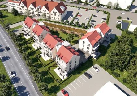 Luftperspektive-1 - Grundstück kaufen in Erfurt - Projektverkauf- Wohnpark am Seegraben