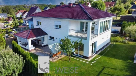  Nordwestansicht - Haus kaufen in Saalfeld - Exklusive Stadvilla in Bestlage mit Ausblick! 