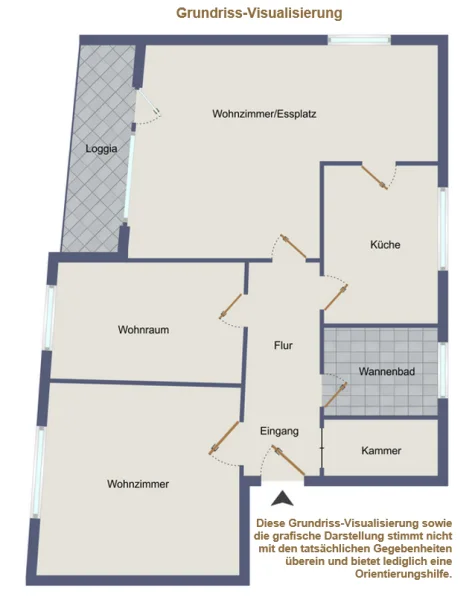 Grundriss-Visualisierung