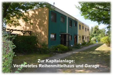 PROVISIONSFREI  für Käufer/in - Haus kaufen in Berlin - PROVISIONSFREI für Käufer/in: Vermietetes Reihenmittelhaus mit Garage zur Kapitalanlage