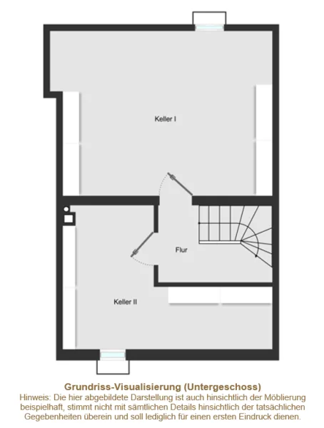 Grundriss-Visualisierung UG