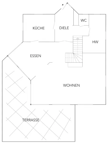 Grundriss - Haus mieten in Nürnberg - Freistehendes Einfamilienhaus mit Pool, Sauna, Naturteich und zwei Garagen in Großgründlach