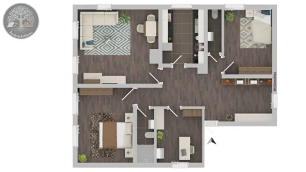 Grundrisse - Einrichtungsidee - Wohnung mieten in Lauingen - 4-Zimmer im Stadtkern Lauingens!Sie haben ein Händchen zum renovieren?Wohnung / Büro / Praxis